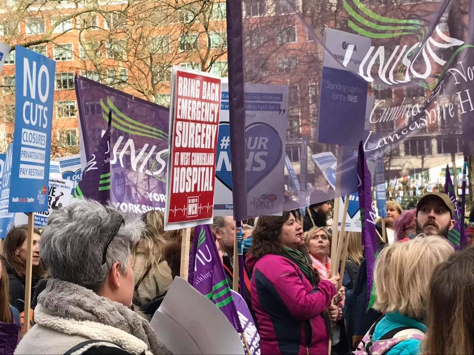 our NHS demo 4 March 2017 1