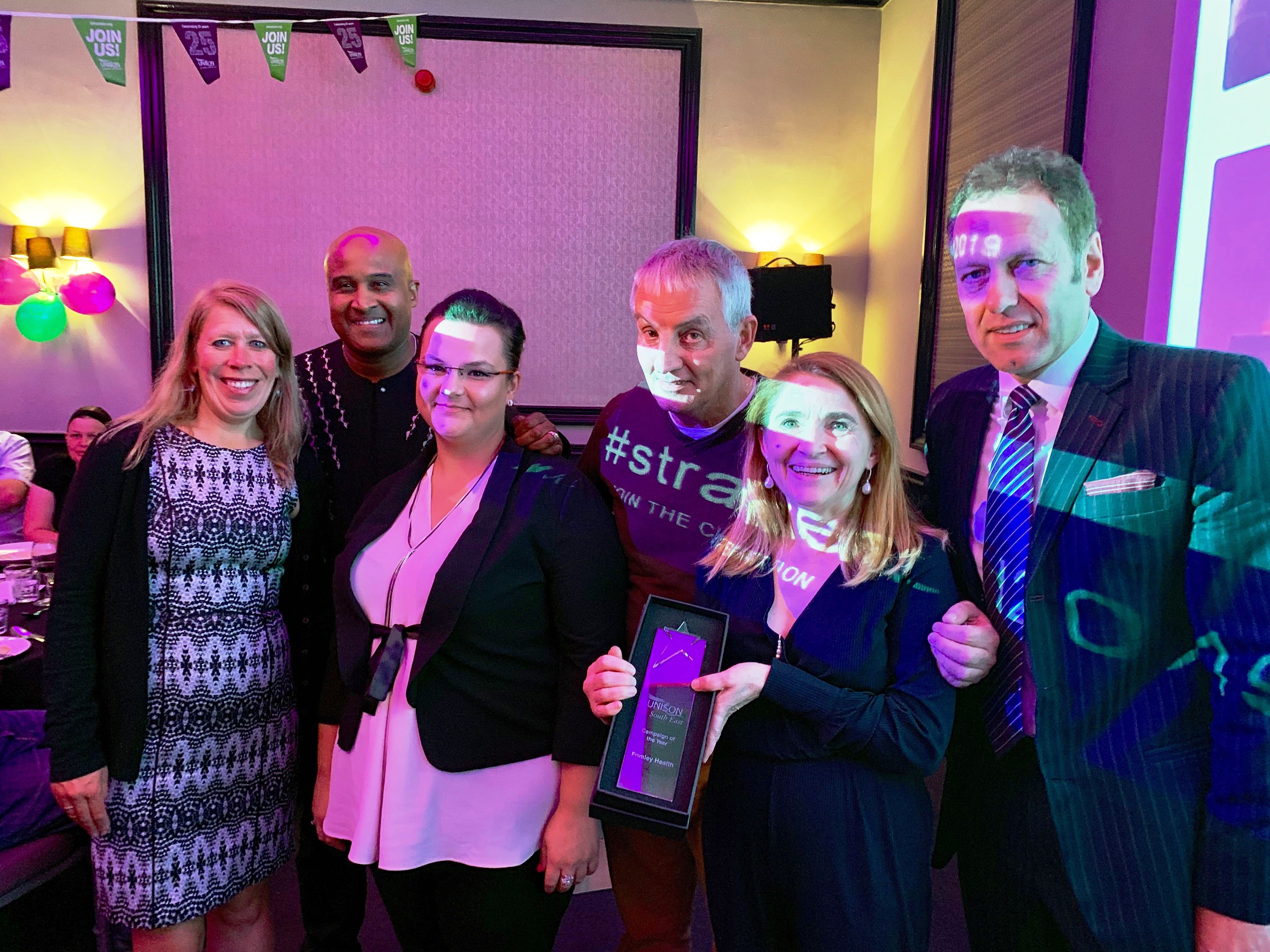 Campaign of the year winners, Frimley Health