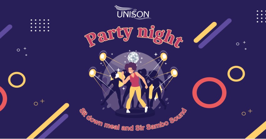 Party night banner