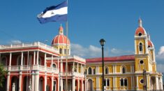 The city of Granada in Nicaragua with classic Spanish colonial architecture